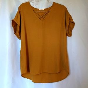 Mustard Yellow Top, Maurices